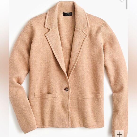 J.Crew 365 Cropped single-button sweater-blazer NWT - Picture 1 of 5